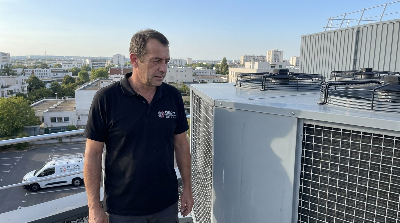 Technicien Chrome Climatisation, groupe CVC toiture à Créteil